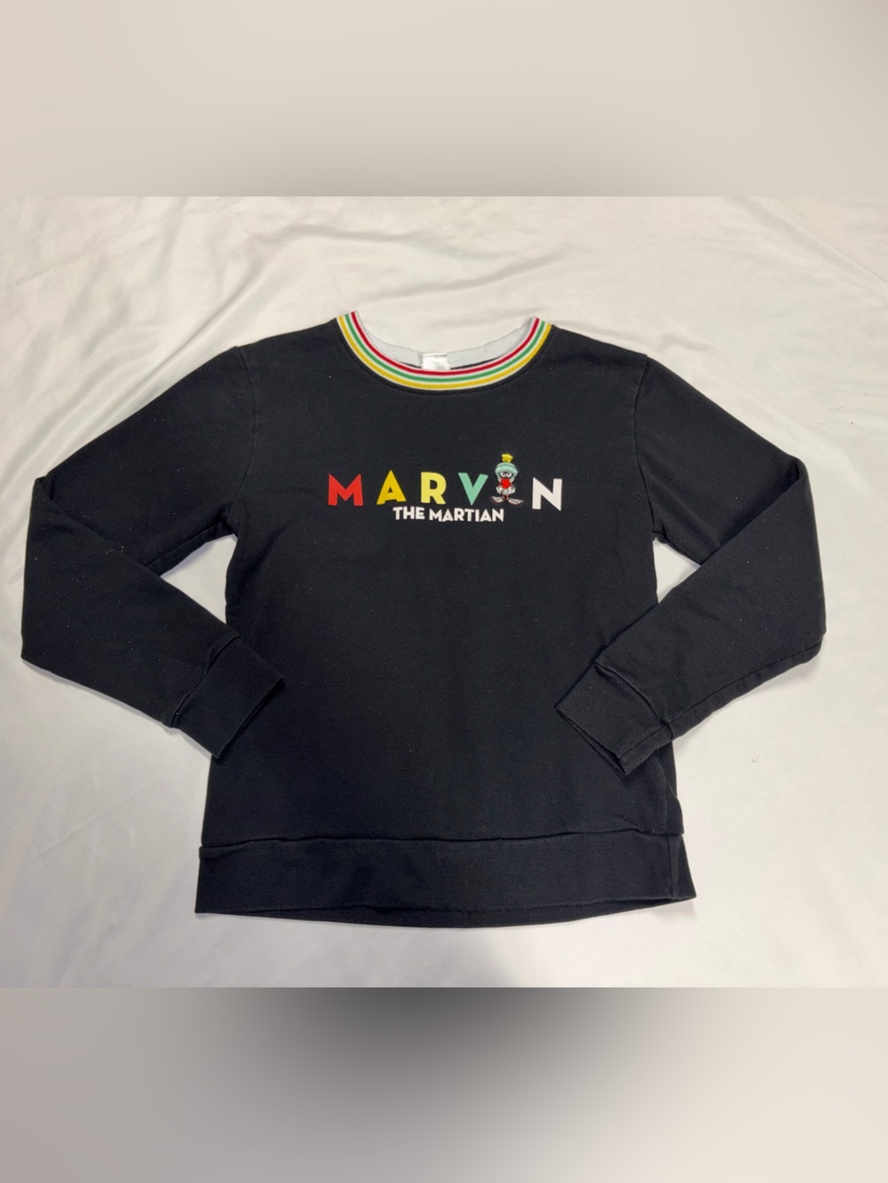 Looney Tunes Marvin the Martian crewneck sweater women’s XS Lot I